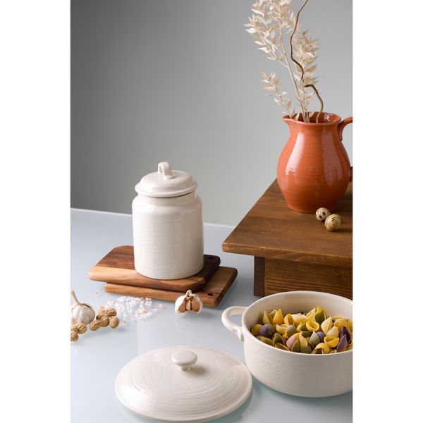 Кастрюля жаропрочная in the village 1,6 л светло-бежевая Liberty Jones