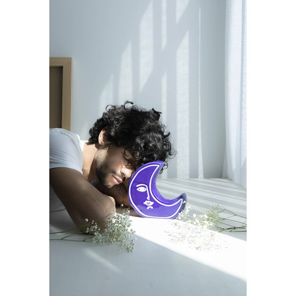 Ваза для цветов moon, 18 см, синяя Doiy