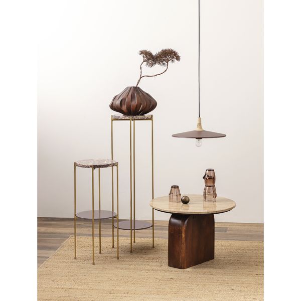 Светильник подвесной mango pyor, D29х26 см, бежевый Bergenson Bjorn