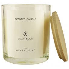 Свеча ароматическая the olphactory, &, cedar & oud, 40 ч Ambientair