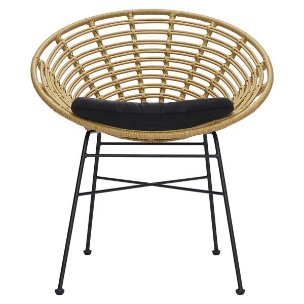 Стул vetle round, ротанг Bergenson Bjorn