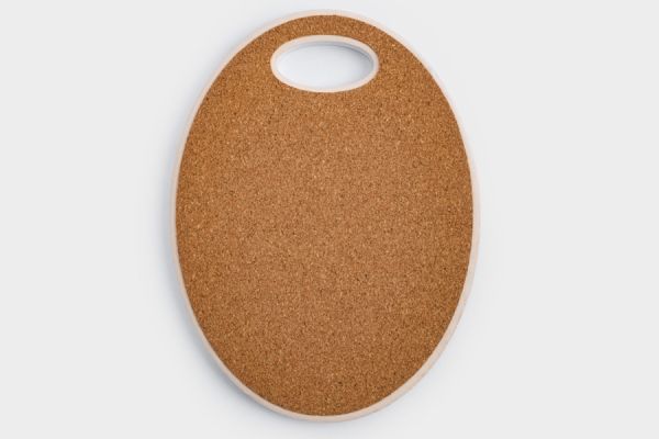 Подставка под горячее 20х15 см, керамика/пробка, белая, Тыквы, Light pumpkin ANNA LAFARG