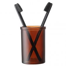 Стакан для зубных щеток amber, темно-янтарный Bergenson Bjorn Bath