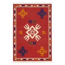 Ковер из шерсти по мотивам чувашских орнаментов из коллекции cultural heritage, 200х300 см Tkano