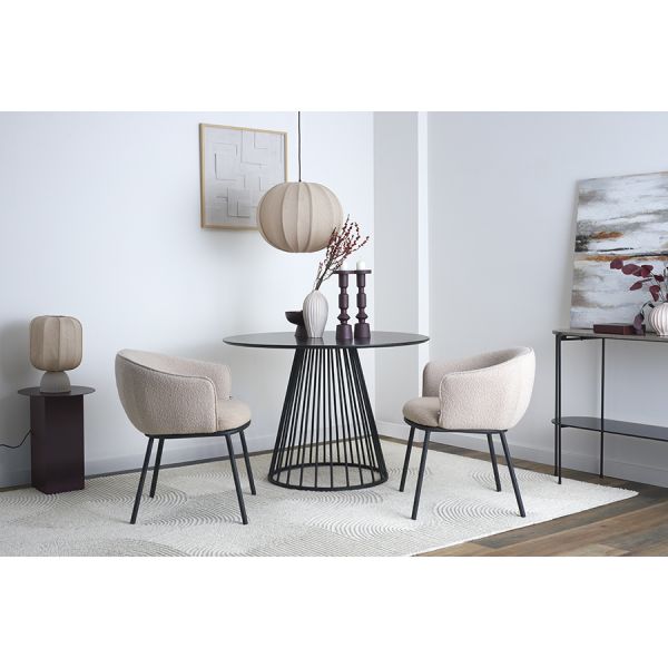 Стул paal, букле, бежевый Bergenson Bjorn