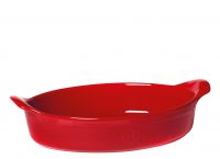 Форма для запекания овальная 34,5 см (цвет: гранат)     (3) (300)     349042