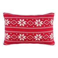 Подушка вязаная с новогодним рисунком frostwork из коллекции new year essential, 40x60 см Tkano