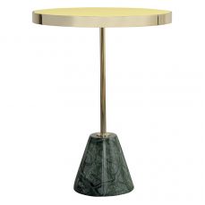 Столик кофейный kaya, D40,8 см, золотистый/зеленый Bergenson Bjorn