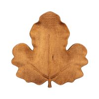 Блюдо для сервировки 'Клён, 20x20 см, темно-коричневый Uneca