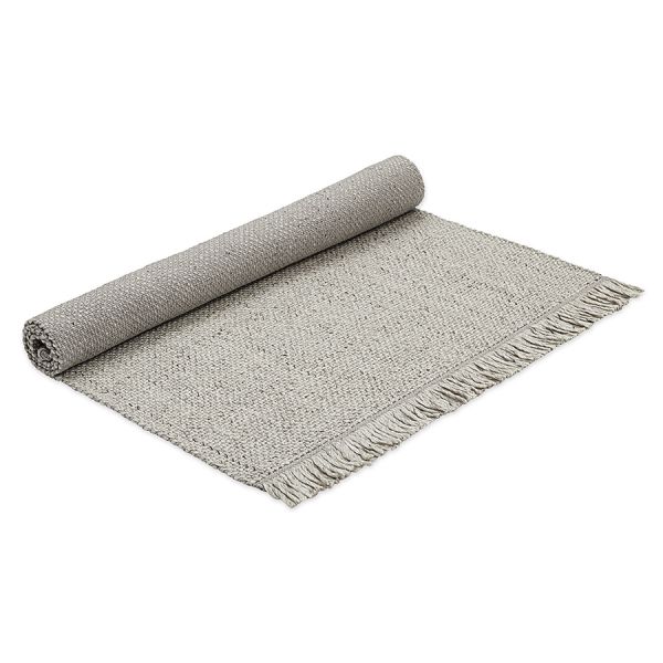 Ковер из переработанного пластика светло-серого цвета из коллекции ethnic, 160х230 см Tkano