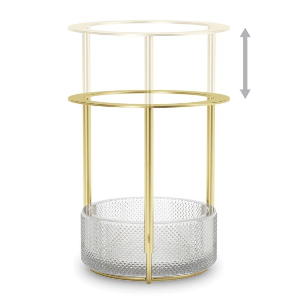 Ваза tesora регулируемая латунь Umbra