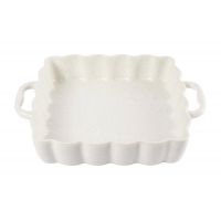 Форма для запекания 26х26 см квадратная, белая, в крапинку, Bagel ANNA LAFARG