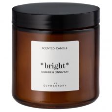 Свеча ароматическая the olphactory, bright, orange&cinnamon, 60 ч Ambientair