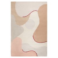 Ковер из хлопка бежевого цвета с авторским принтом из коллекции freak fruit 120х180 см