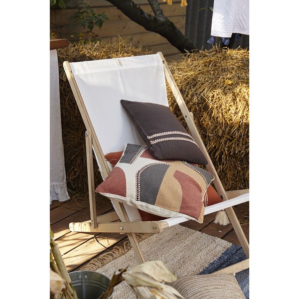 Подушка декоративная с фактурным рисунком braids из коллекции ethnic 45х45 см Tkano