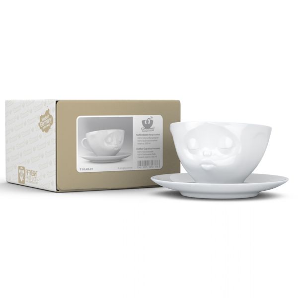 Чайная пара tassen kissing 200 мл белая