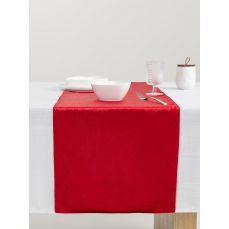 Дорожка настольная 40х160 см, бархат, красная, Luck gift