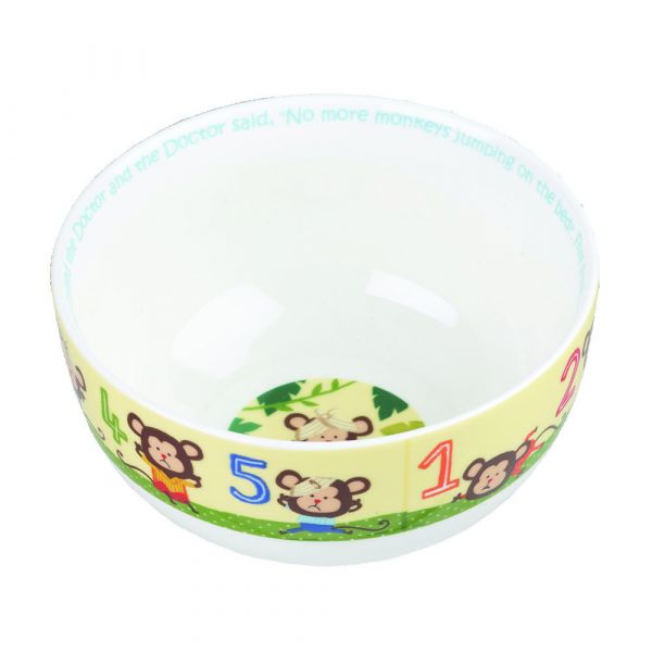 Набор посуды для сервировки CHURCHILL «Обезьянки» детский 4 предмета в коробке 