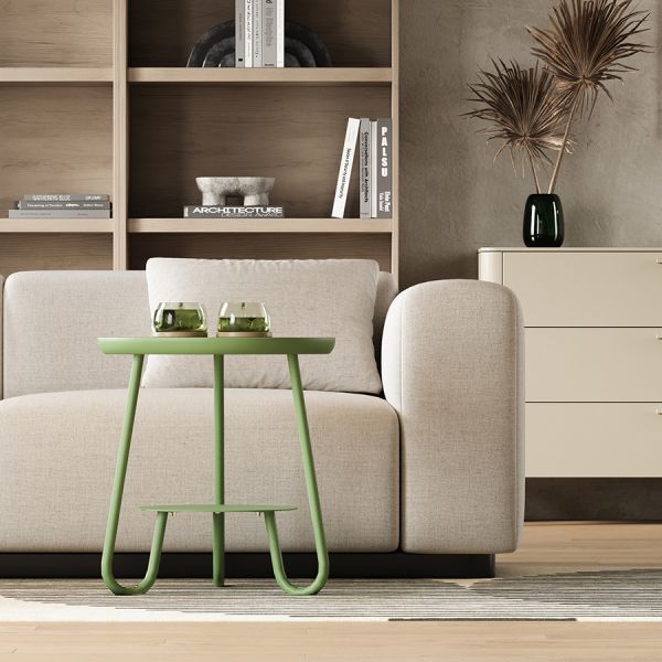 Столик журнальный stian, D50 см, зеленый Bergenson Bjorn