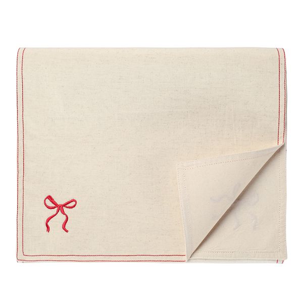 Дорожка на стол fancy bows бежевого цвета из коллекции essential, 45x150 см Tkano