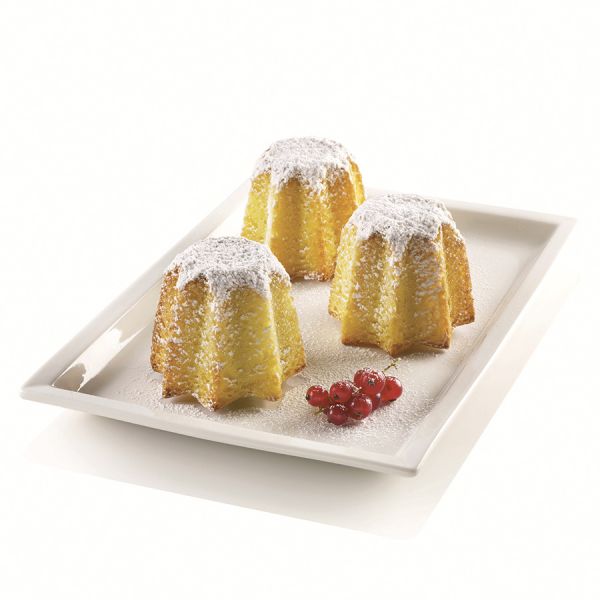 Форма для приготовления пирожных mini pandoro силиконовая