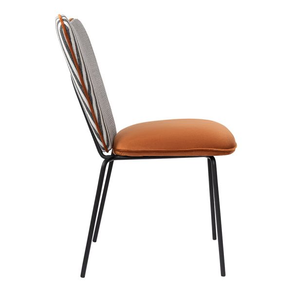 Стул pompadour, велюр, терракотовый Bergenson Bjorn