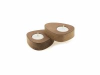 Магнитные подсвечники для чайных свечей фигурные, набор 2 шт, цвет бежевый, NUPO LIND DNA 982599