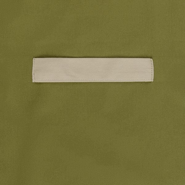 Фартук из хлопка оливкового цвета из коллекции essential, 70х85 см