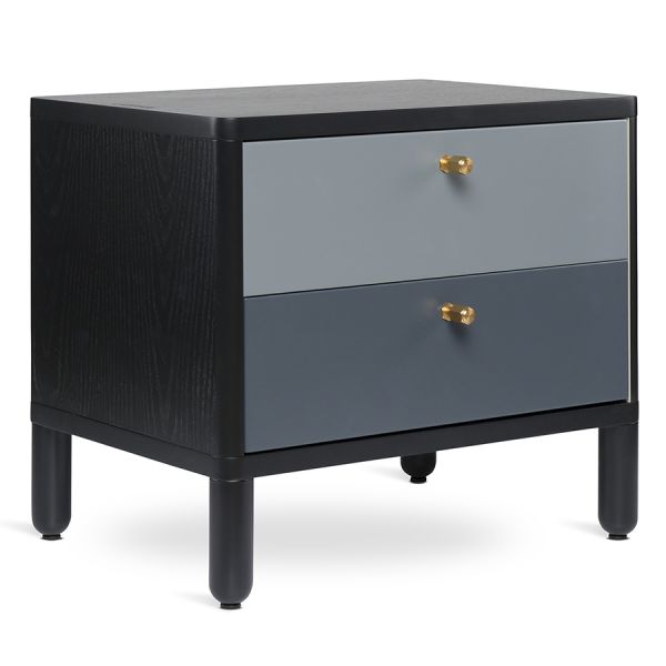 Тумба прикроватная saga hordur 55х40х50 см черная
