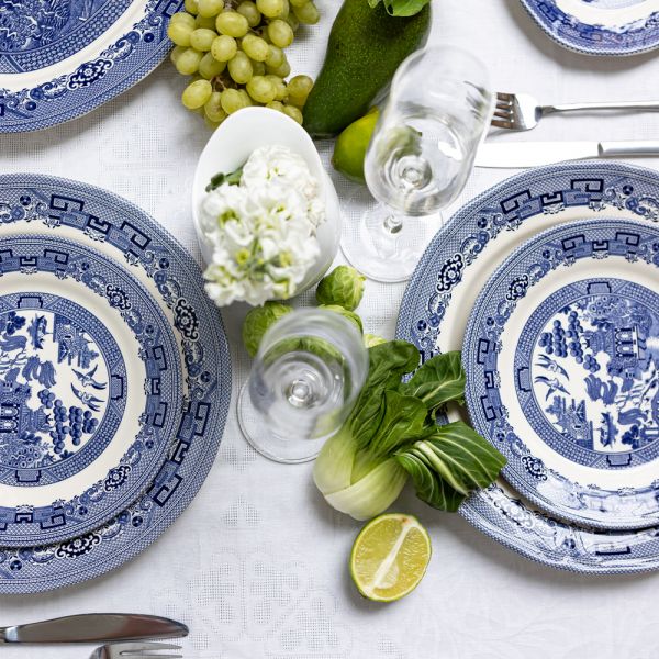 Тарелка 27.3 см, BLUE WILLOW GRACE by TUDOR ENGLAND