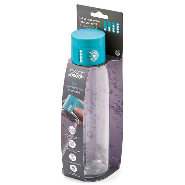 Бутылка для воды Dot 600 мл голубая