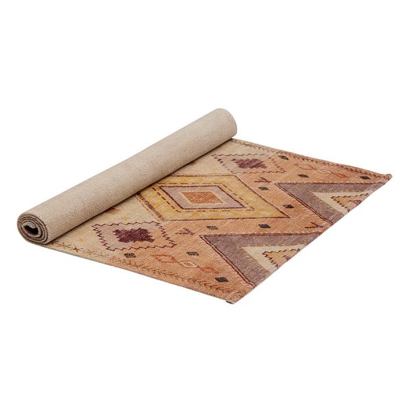 Ковер из хлопка с этническим орнаментом цвета лаванды из коллекции Ethnic 120х180 см