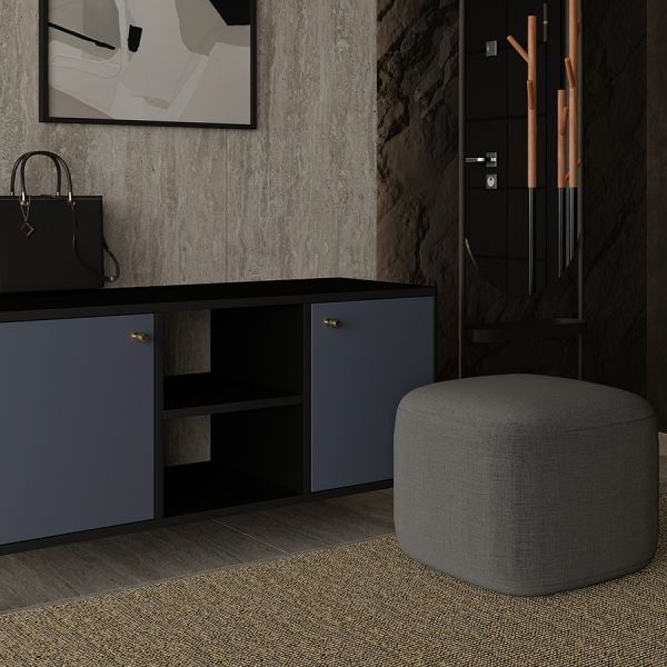 Пуф troffel, серый Latitude