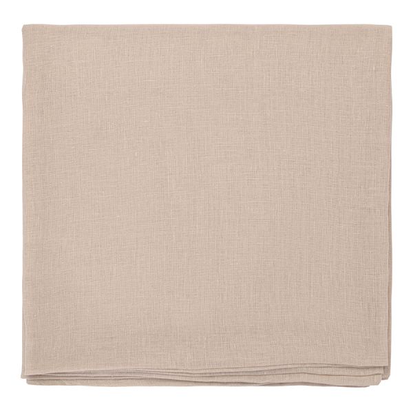 Скатерть из стираного льна бежевого цвета из коллекции essential 150х250 см
