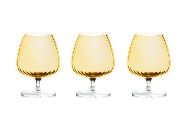 Набор бокалов для коньяка Opium, янтарный 0,465 л, 6 шт La Reine