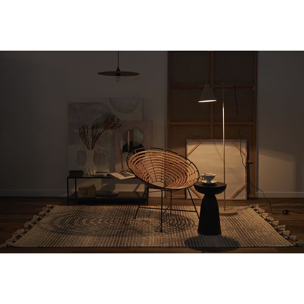 Торшер rifl 146 см бежевый Bergenson Bjorn