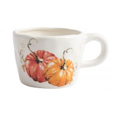 Кружка 340 мл, керамика, молочная, Тыквы, Bright pumpkin ANNA LAFARG