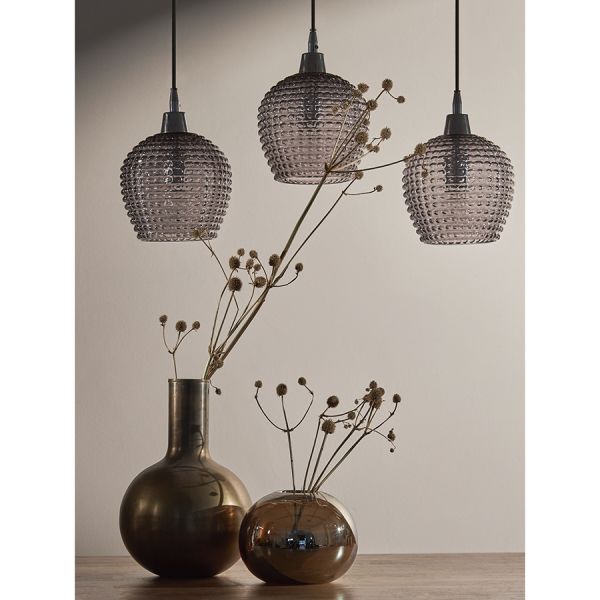 Светильник подвесной каскадный aurora, 110х18 см, серый Bergenson Bjorn