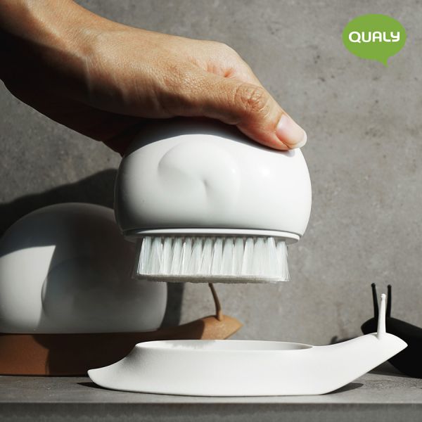 Щетка многофункциональная, белая/черная Qualy