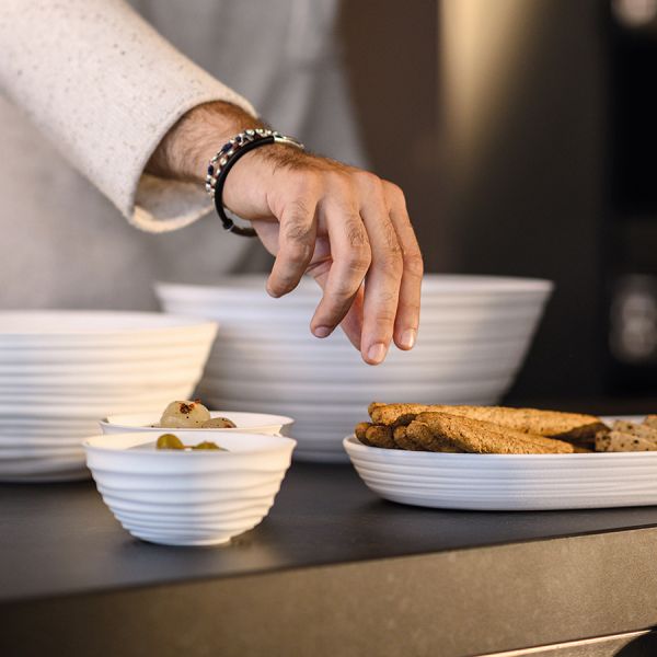 Миска Tierra 12 см молочно-белая Guzzini