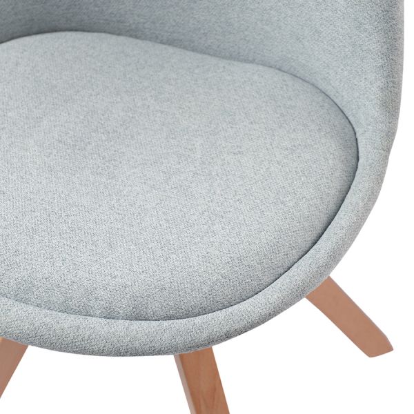 Стул harvy велюр светло-голубой