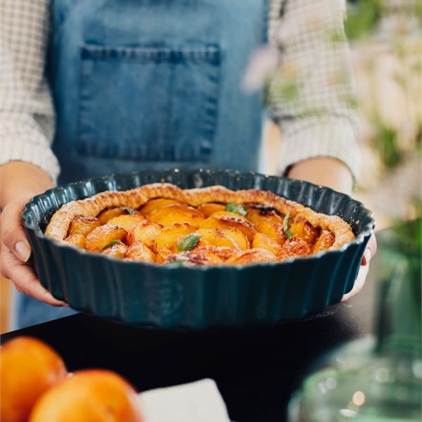 Форма Киш II малая,?24,5см, цвет: лазурь     (3) (324)     606024