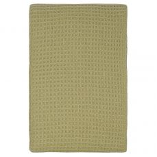 Плед из шерсти травянисто-зеленого цвета из коллекции essential, 130х180 см Tkano
