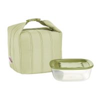 Набор из термосумки и контейнера handy bio 1,4 л, зеленый Guzzini