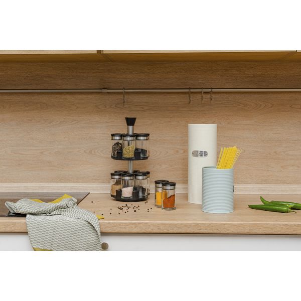 Набор из 12 банок для специй с подставкой scented jar, 100 мл