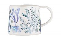 Кружка 380 мл, фарфор, бело-синяя, Морская жизнь, Ocean Life Maxwell & Williams