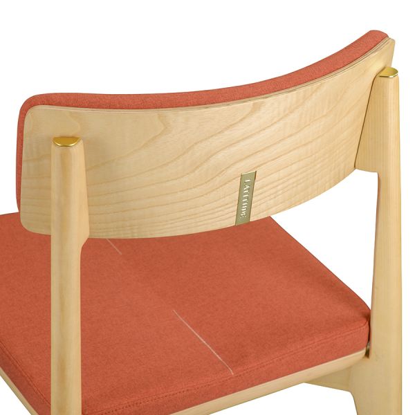 Стул aska рогожка ясень/красный Latitude