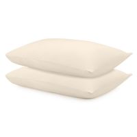 Набор из двух наволочек из сатина белого цвета из коллекции essential 50х70 см