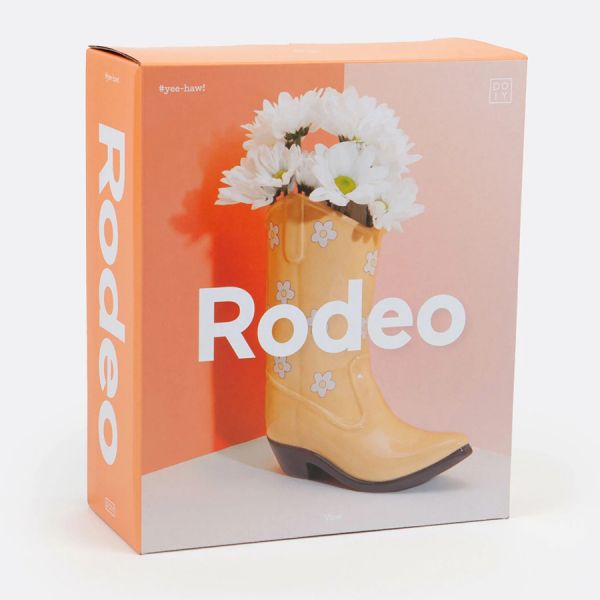 Ваза для цветов rodeo, 22,5 см, желтая Doiy