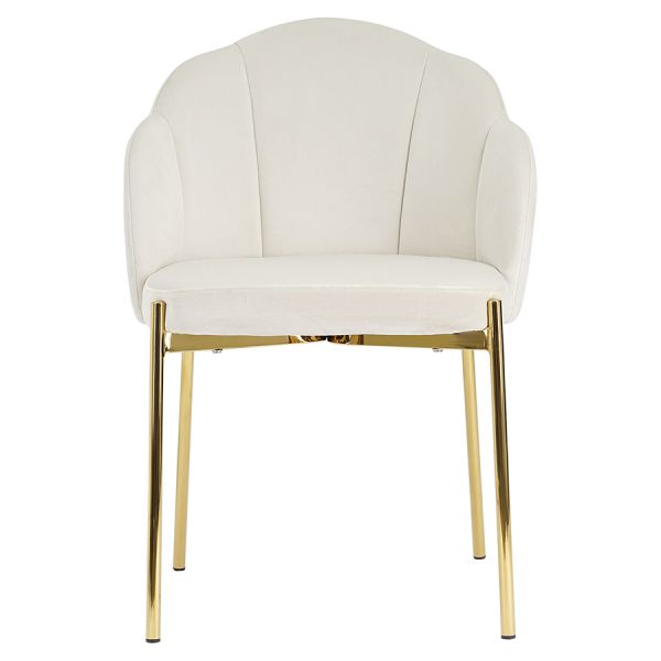 Стул shelly, велюр, молочный Bergenson Bjorn